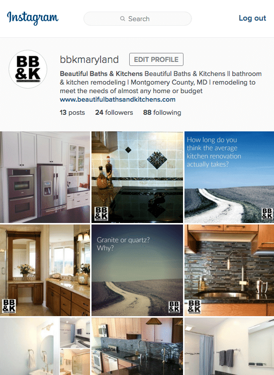 beautiful baths and kitchens on instagram