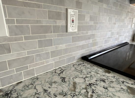 mew backsplash as part of a kitchen upgrade for maryland homeowners